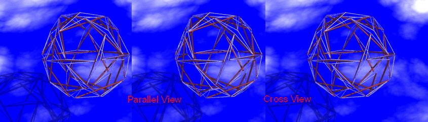 30 Strut Spherical Tensegrity